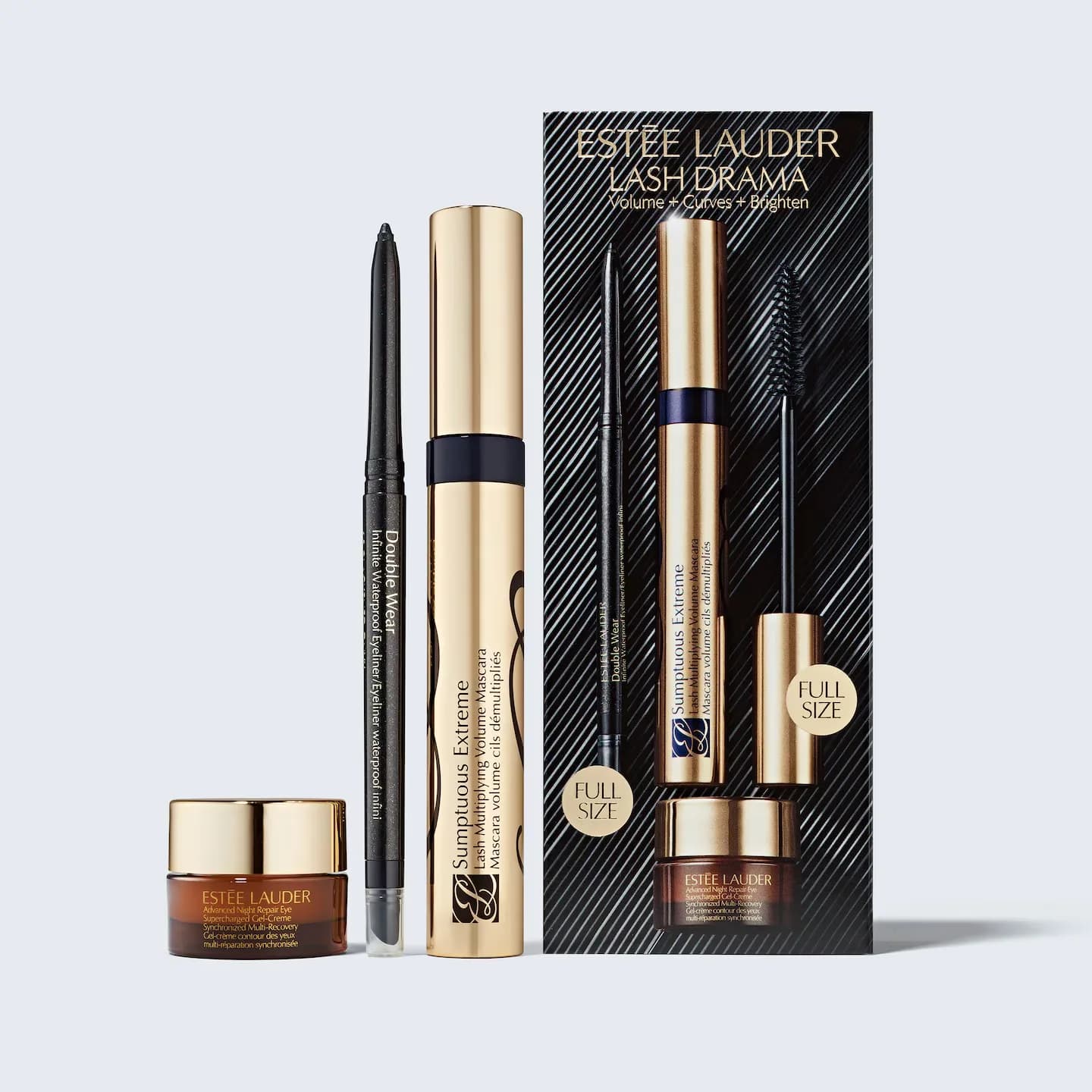 Lash Drama Mascara Set Volume + Curves + Brighten
