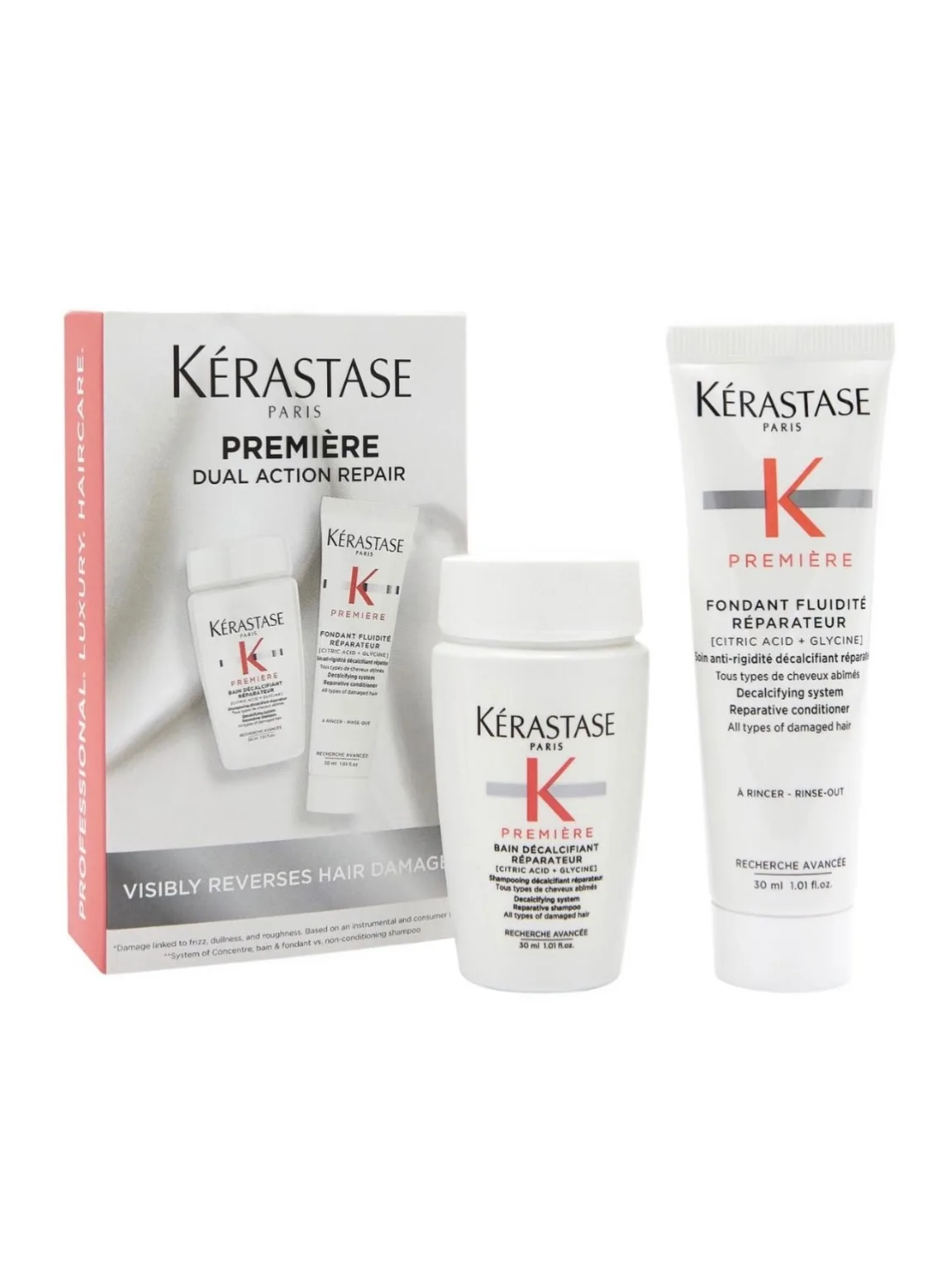 Kerastase Premiere Dual Action Repairing Shampoo & Condioner Travel Set
